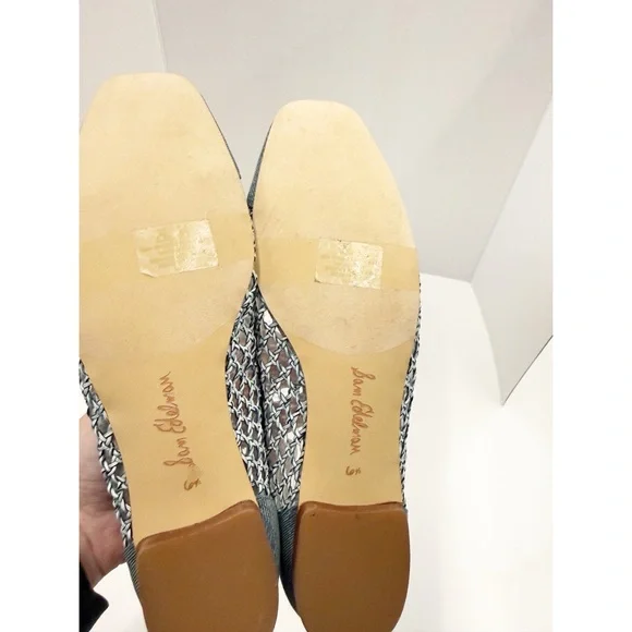 NWOT Sam Edelman Newblue Woven May Flats, Size 6.5 - Picture 7 of 9